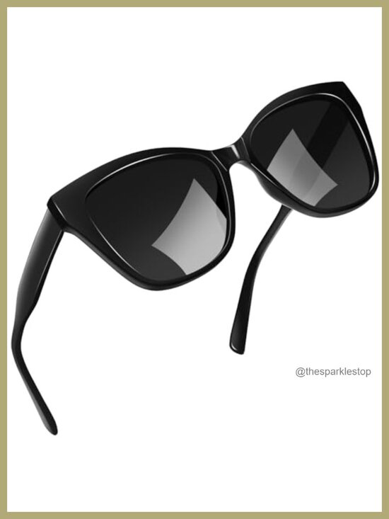 Cateye Sunglasses for Women Oversized Cat Eye UV Protection main image 6